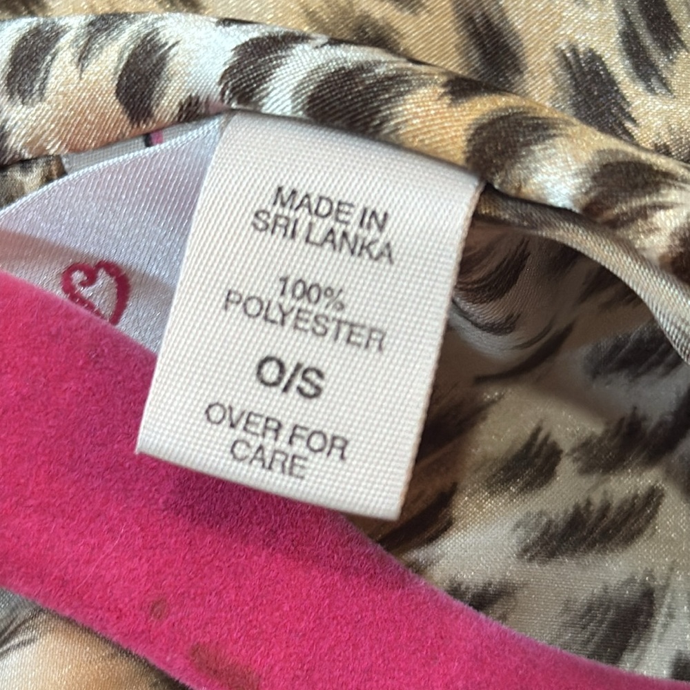 VICTORIA’S SECRET Leopard Robe Open No Belt - Picture 8 of 9